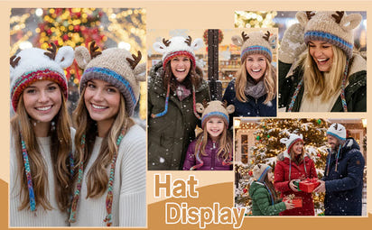 Festive Reindeer Antler Hat™