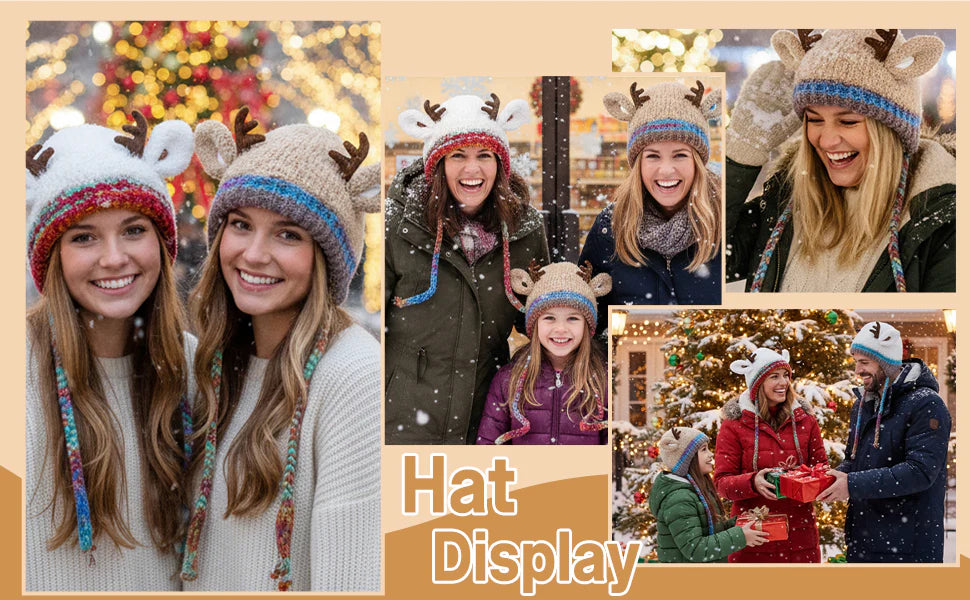 Festive Reindeer Antler Hat™