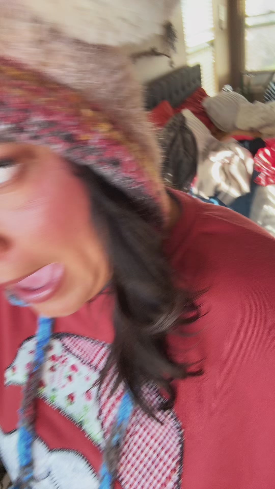 Festive Reindeer Antler Hat™ video